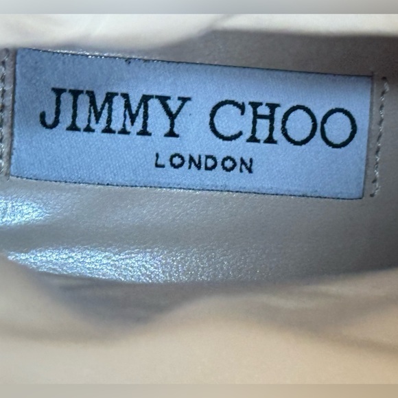 Jimmy Choo Dakar Crinkled Leather Mid Calf Boots -Luxury and Style in Every Step - Picture 9 of 10